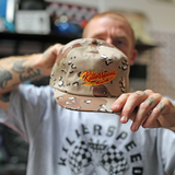 Mcqueen Desert Camo Unstructured Snapback Hat